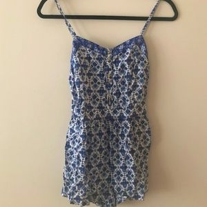 American Eagle Patterned Romper